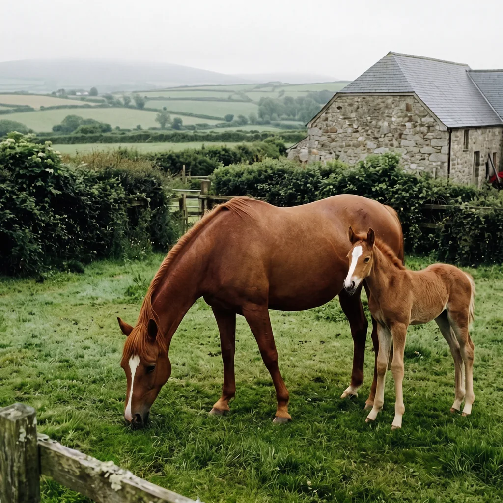Élevage de chevaux au De Gentse Tinkerhoeve, Saint-Hilaire-le-Château