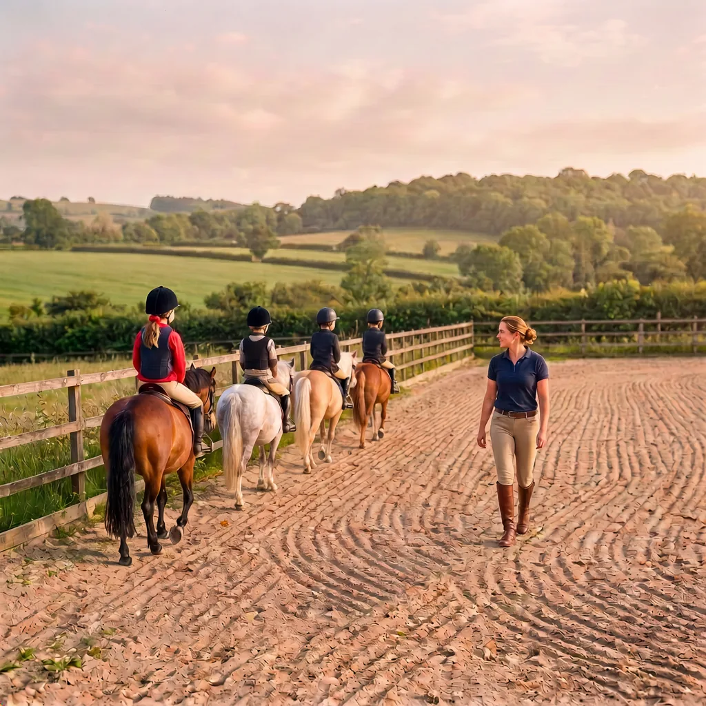 Cours de poney à Saint-Hilaire-le-Château, Creuse